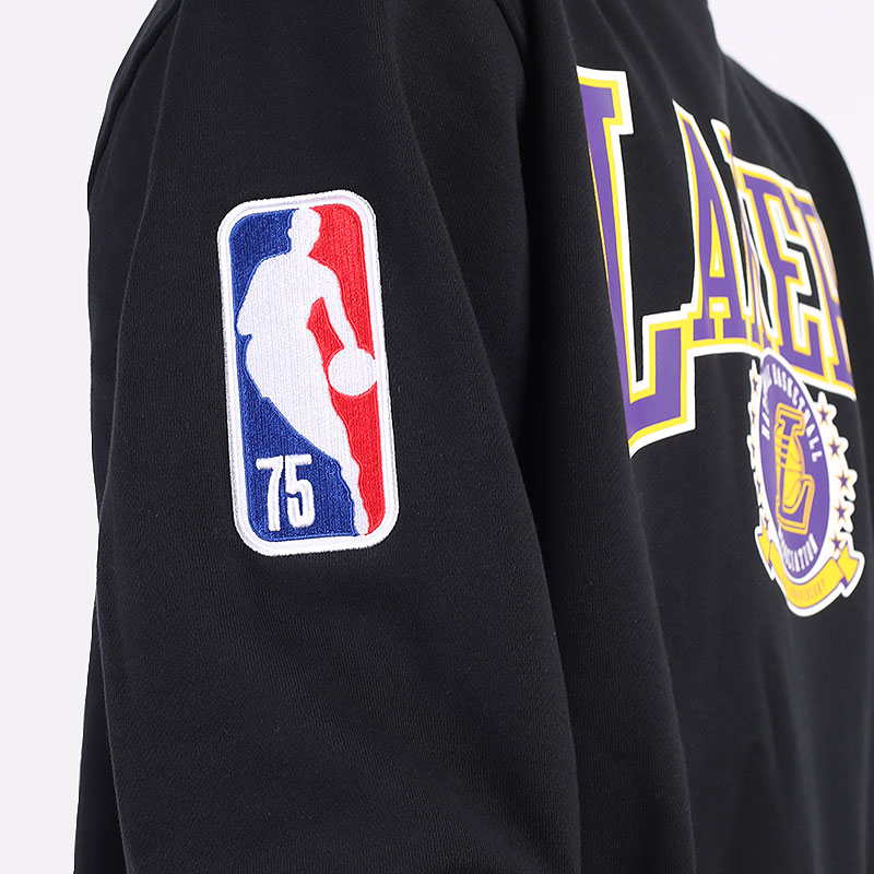 мужская черная толстовка Nike Lakers Crew DJ2801-010 - цена, описание, фото 2